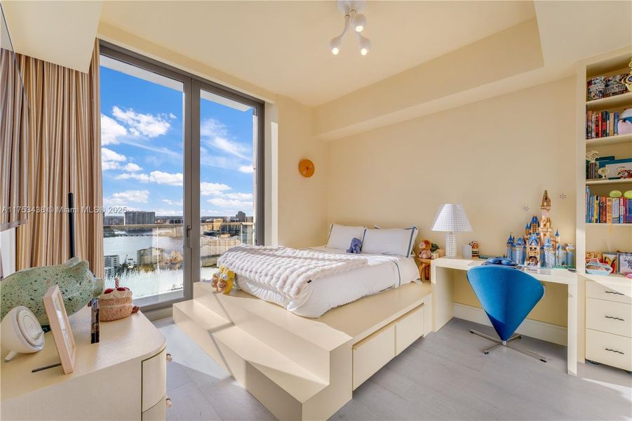 Furnished interior view inside a new home in , Sunny Isles Beach (Image 15). Furnished interior view inside a new home in , Sunny Isles Beach (Image 15).