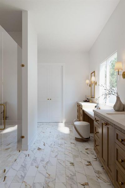 Furnished interior view inside a new home in , Dallas (Image 10). Furnished interior view inside a new home in , Dallas (Image 10).