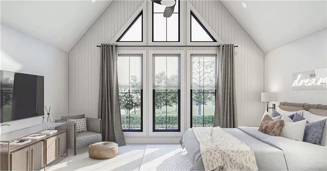 Furnished interior view inside a new home in , Atlanta (Image 3).