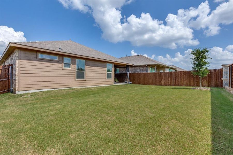 Exterior details and patio area of a home in Springhill South, Boyd (Image 2). Exterior details and patio area of a home in Springhill South, Boyd (Image 2).