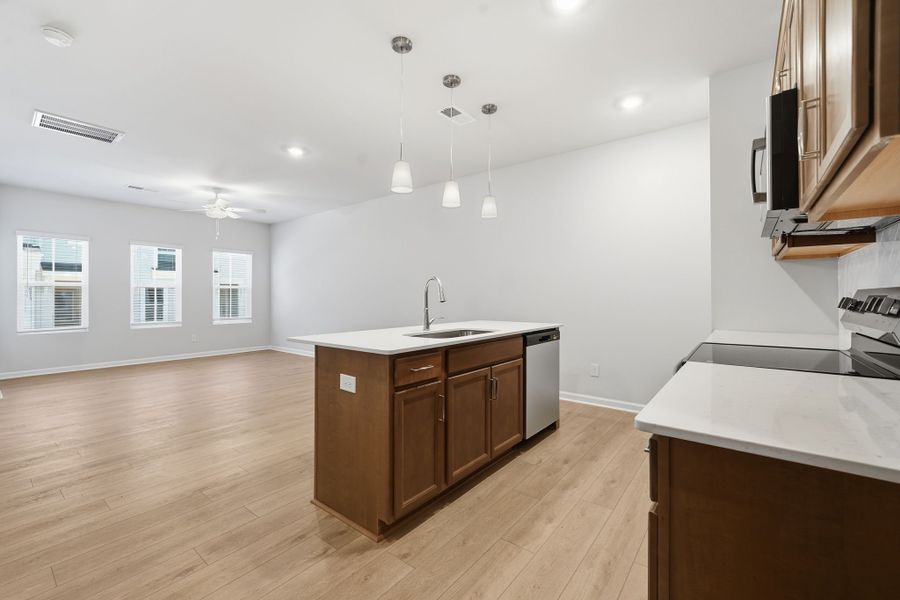 Furnished interior view inside a new home in Lakeview Village, Charlotte (Image 7).