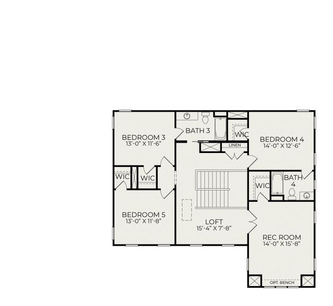 2D floor plan layout for the Drayton by Homes by Dickerson in Nexton, Summerville, SC (Image 6). 2D floor plan layout for the Drayton by Homes by Dickerson in Nexton, Summerville, SC (Image 6).