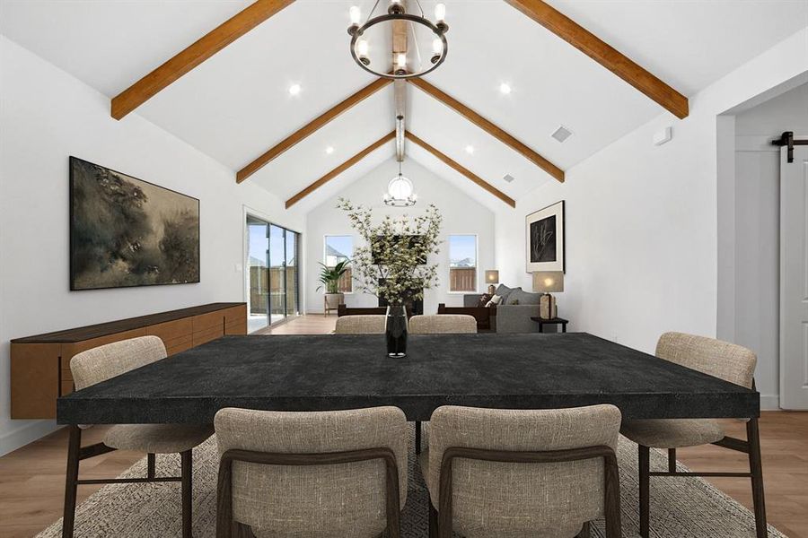 Furnished interior view inside a new home in Wellington, Haslet (Image 19).