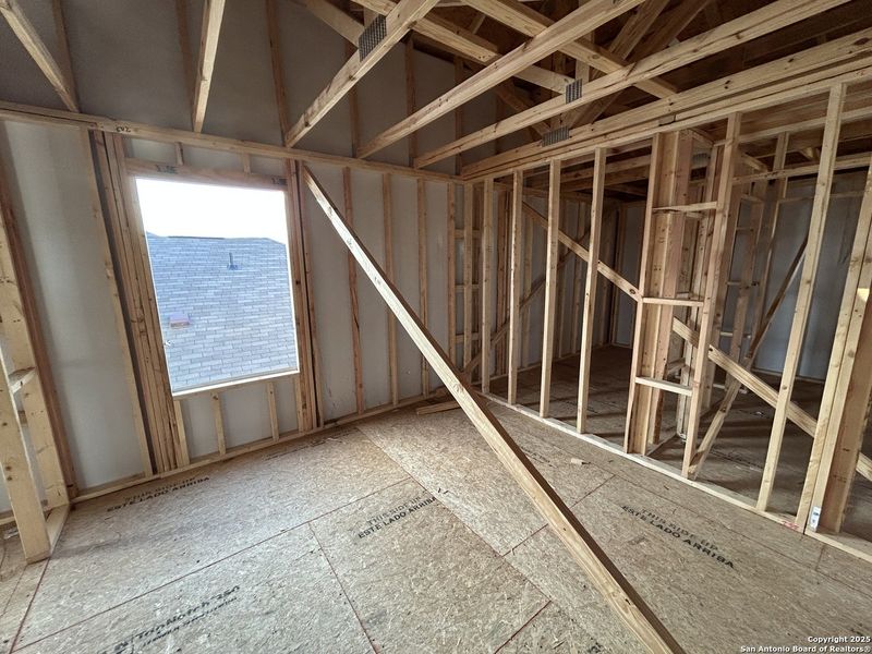 In-progress construction of a new home in Enclave at Hennersby Hollow 50's, San Antonio, TX (Image 28).