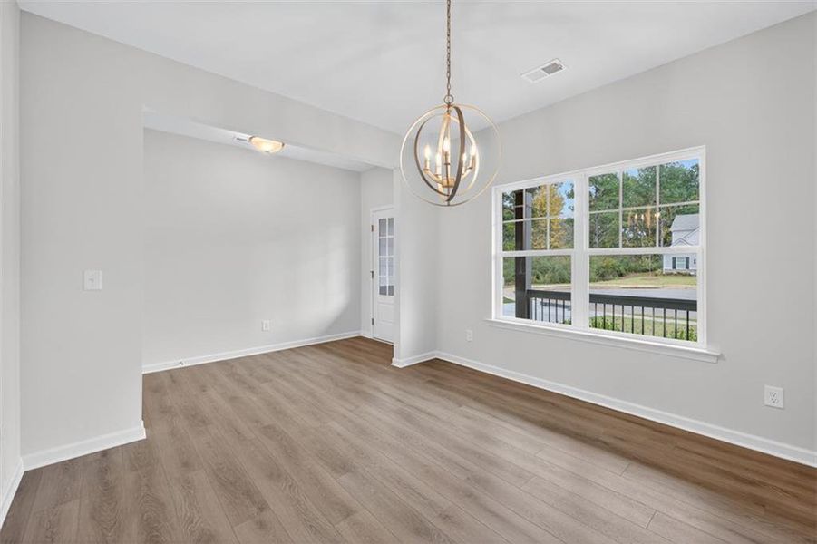 Spacious, unfurnished interior of a new home in Garrett Preserve, Douglasville (Image 23).