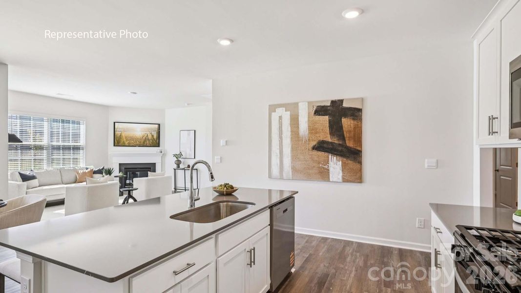 Furnished interior view inside a new home in Villages of Maiden, Maiden (Image 12).