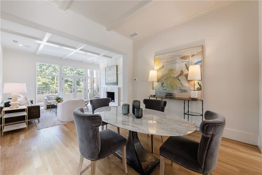 Furnished interior view inside a new home in Delmont, Atlanta (Image 29).
