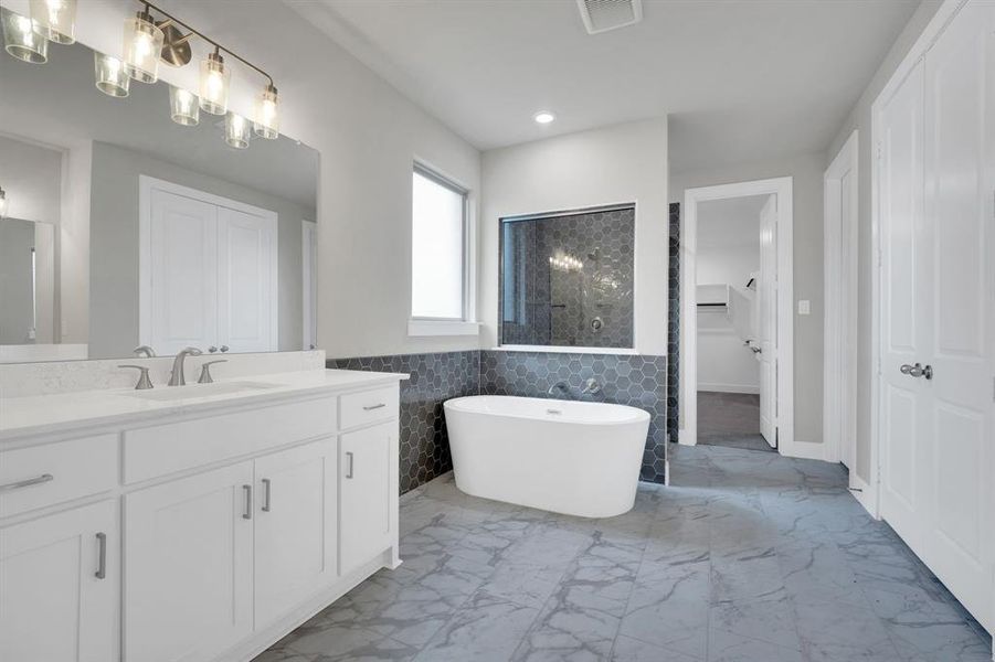 Furnished interior view inside a new home in Westside Preserve, Midlothian (Image 9).