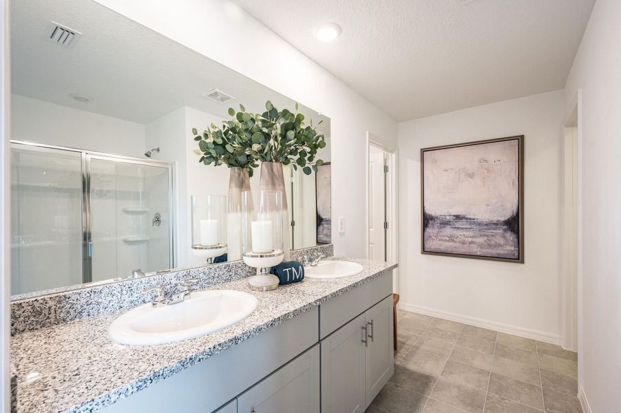 Furnished interior view inside a new home in Palm Wind, Hudson (Image 6). Furnished interior view inside a new home in Palm Wind, Hudson (Image 6).