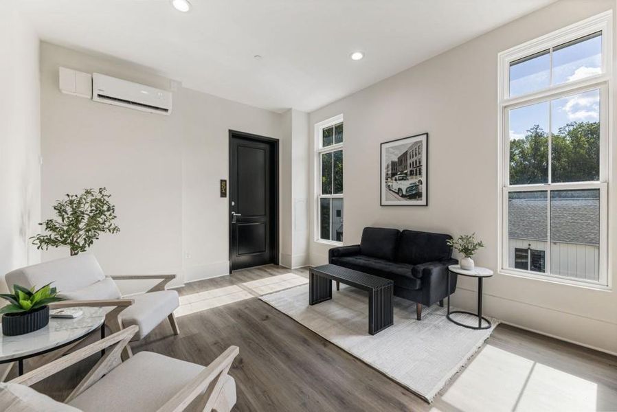 Furnished interior view inside a new home in , Alpharetta (Image 12).