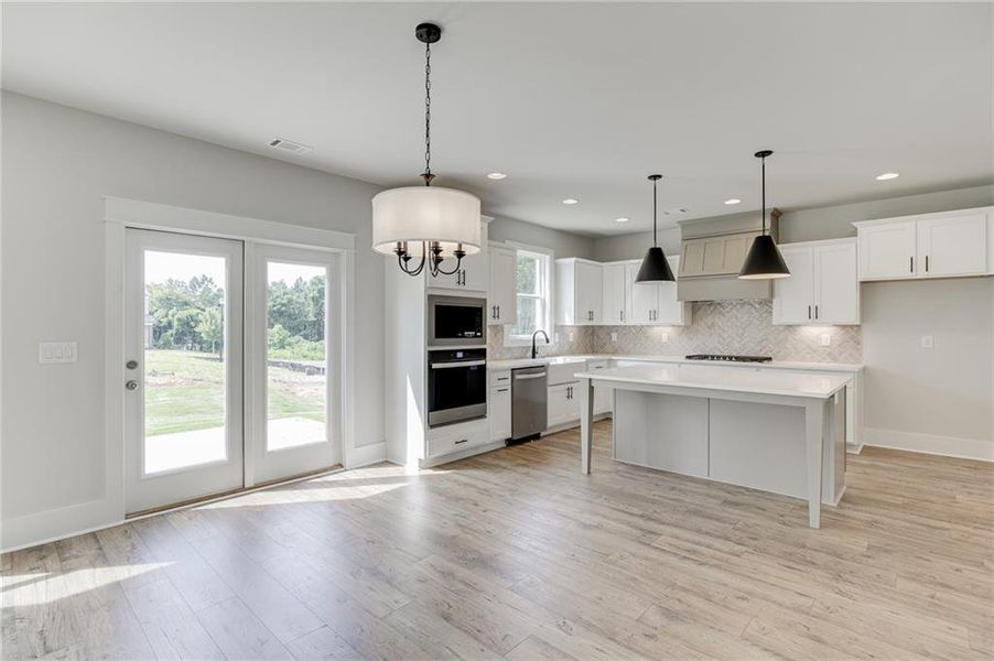 Furnished interior view inside a new home in , Buford (Image 15).
