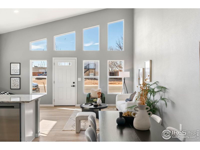 Furnished interior view inside a new home in , Evans (Image 17).