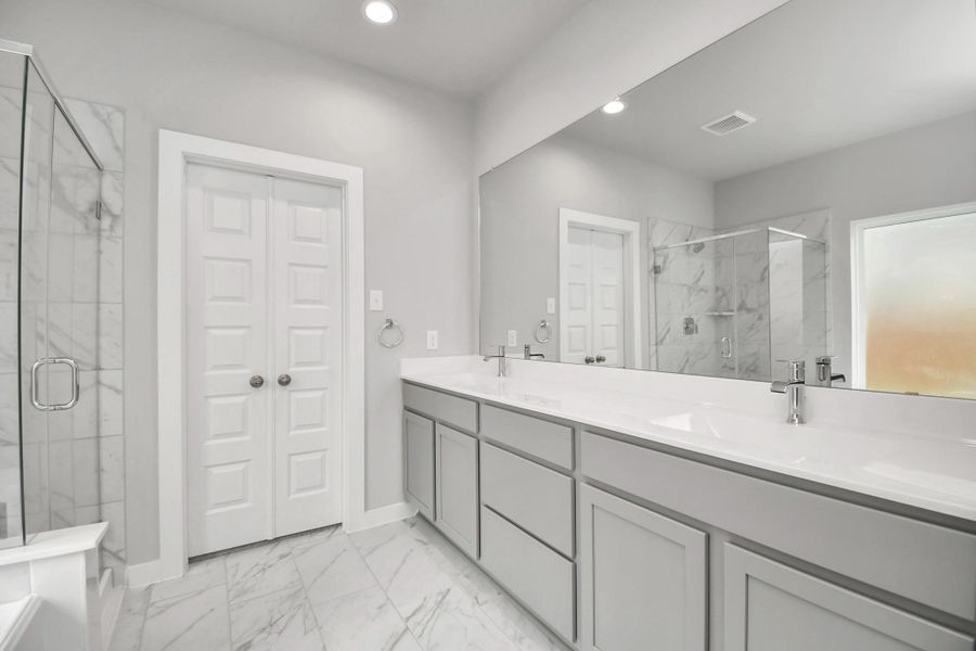 Furnished interior view inside a new home in Sheldon Ridge, Houston (Image 10). Furnished interior view inside a new home in Sheldon Ridge, Houston (Image 10).