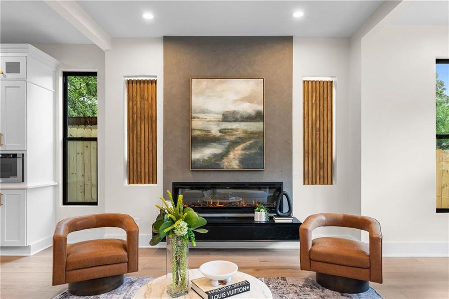 Furnished interior view inside a new home in , Atlanta (Image 17).