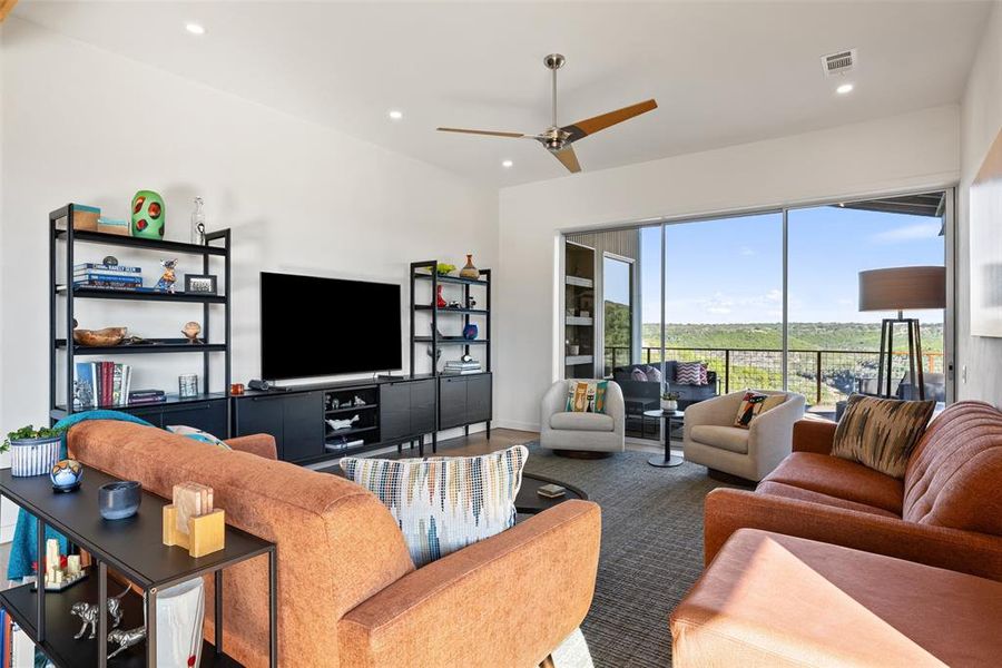 Furnished interior view inside a new home in , Burnet (Image 7).