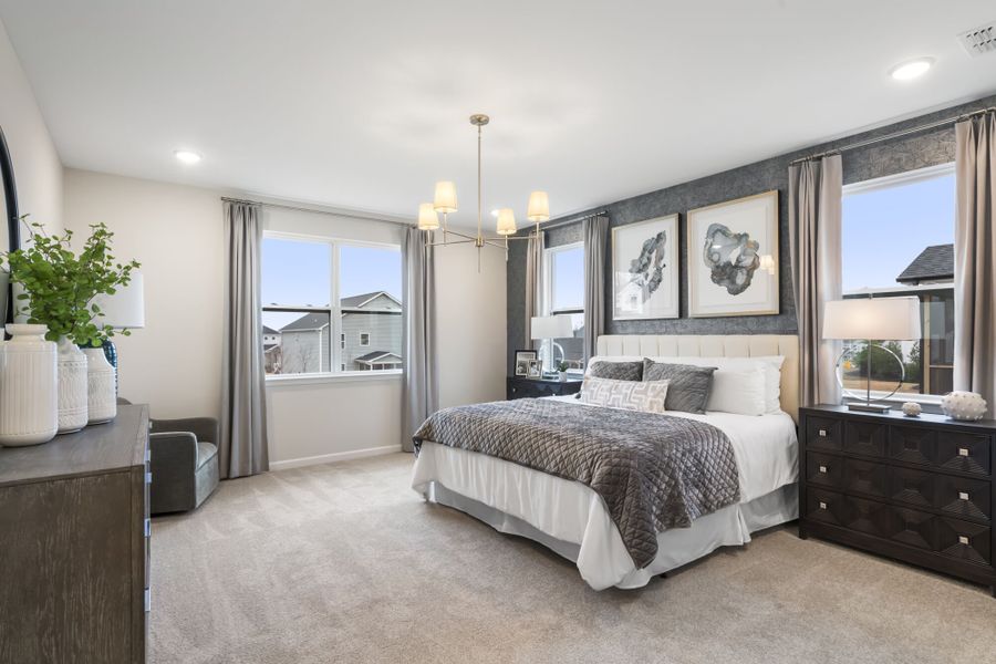 Clearwater Model Home - Owner's Bedroom