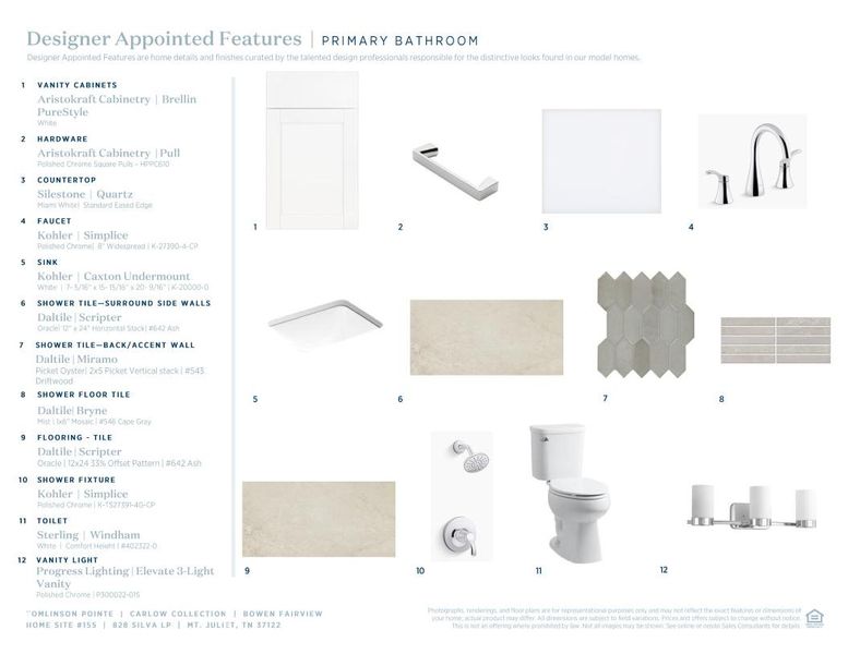 Sample of building materials used in homes in Tomlinson Pointe - Carlow Collection, Mount Juliet (Image 10).