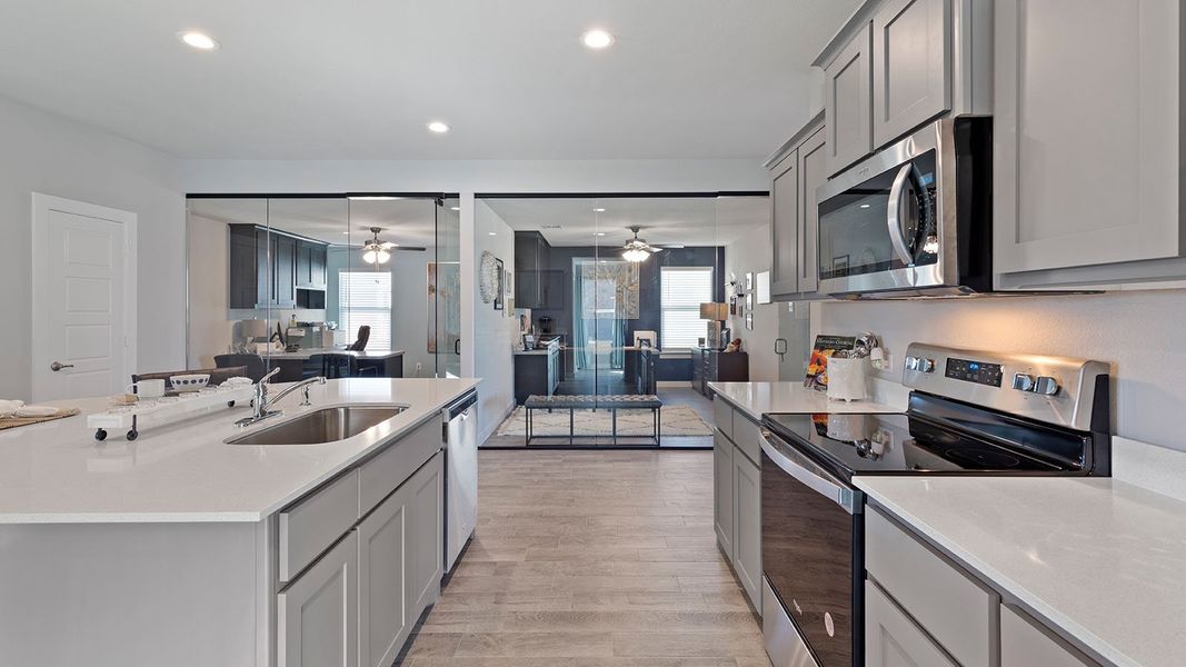 Representative furnished interior of a home built from the Kingston by D.R. Horton in The Parks of Alvarado, Alvarado (Image 6). Representative furnished interior of a home built from the Kingston by D.R. Horton in The Parks of Alvarado, Alvarado (Image 6).