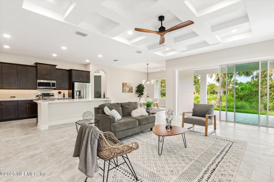 Furnished interior view inside a new home in , Palm Coast (Image 36). Furnished interior view inside a new home in , Palm Coast (Image 36).
