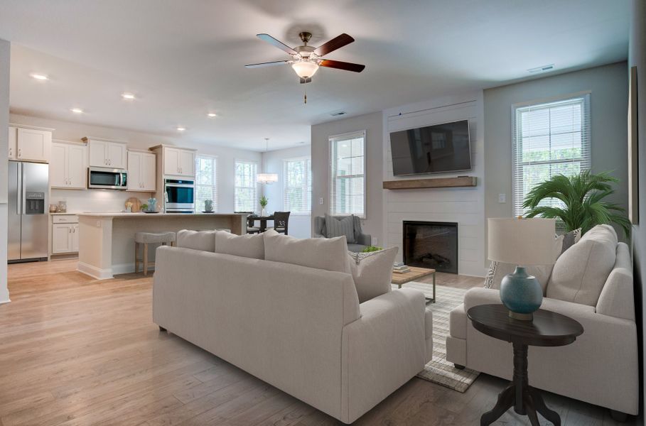Representative furnished interior of a home built from the Brooks by McKee Homes in Legacy Lakes, Aberdeen (Image 8).