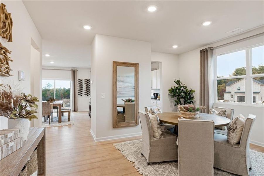 Furnished interior view inside a new home in Hawthorne Reserve, Dallas (Image 14). Furnished interior view inside a new home in Hawthorne Reserve, Dallas (Image 14).