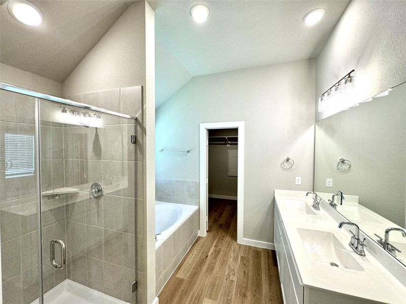 Furnished interior view inside a new home in , Cypress (Image 13).