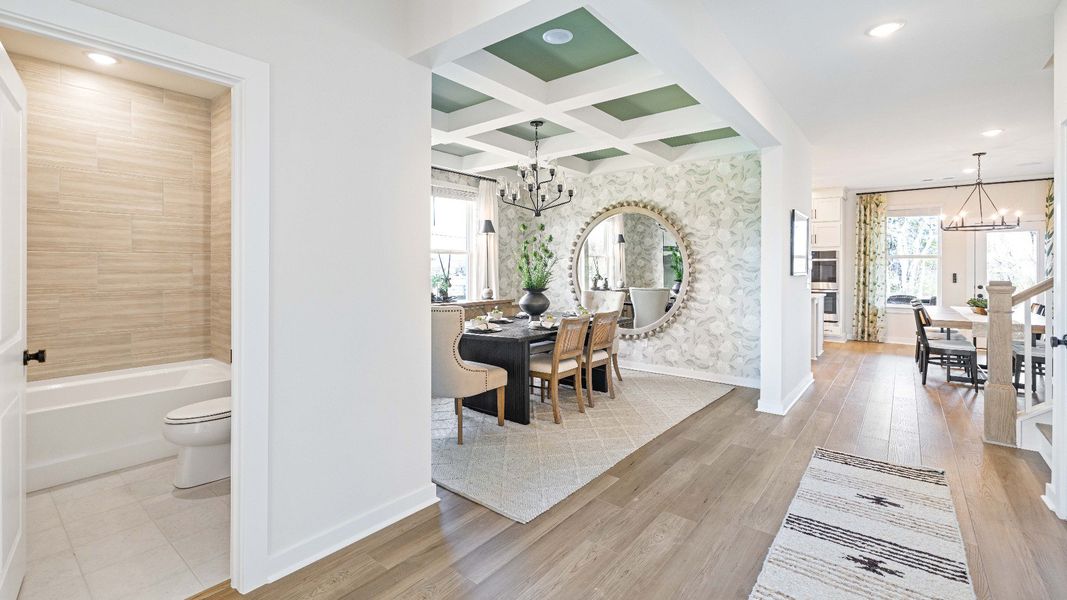 Furnished interior view inside a new home in Cottages of Bearwood, Mount Pleasant (Image 5).