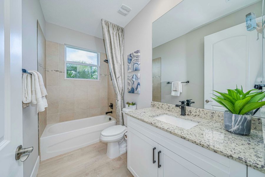 2D floor plan layout for the Aurora by GHO Homes in High Pointe, Vero Beach, FL (Image 118).