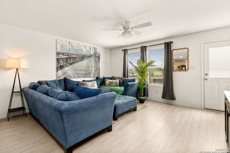 Furnished interior view inside a new home in Vista Point, San Antonio (Image 8).