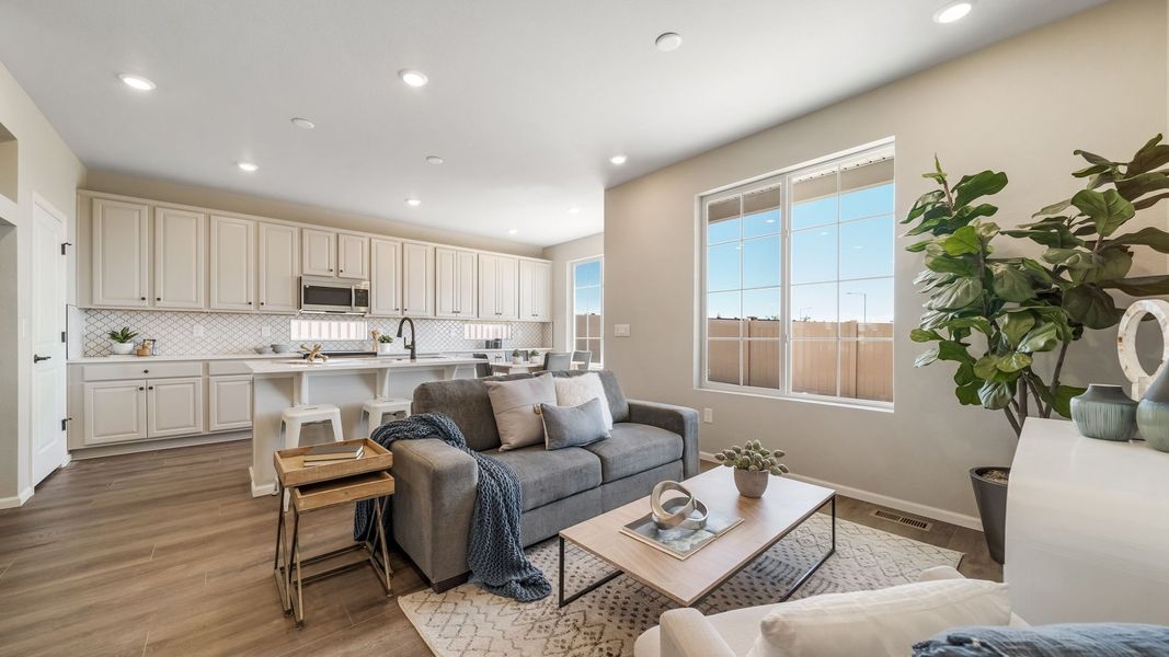 Furnished interior view inside a new home in The Reserve at Green Valley Ranch Aurora, Aurora (Image 5). Furnished interior view inside a new home in The Reserve at Green Valley Ranch Aurora, Aurora (Image 5).