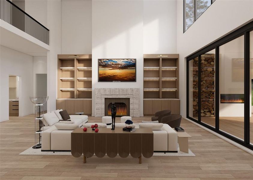 Furnished interior view inside a new home in , Frisco (Image 6).