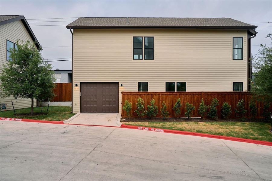 Front exterior of a new home in , Austin, TX, highlighting curb appeal (Image 1). Front exterior of a new home in , Austin, TX, highlighting curb appeal (Image 1).