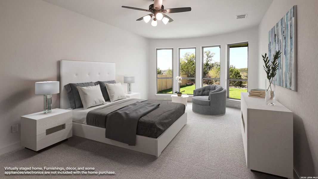 Furnished interior view inside a new home in Johnson Ranch, Bulverde (Image 15). Furnished interior view inside a new home in Johnson Ranch, Bulverde (Image 15).