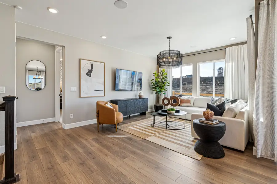Furnished interior view inside a new home in Trailstone, Arvada (Image 28).