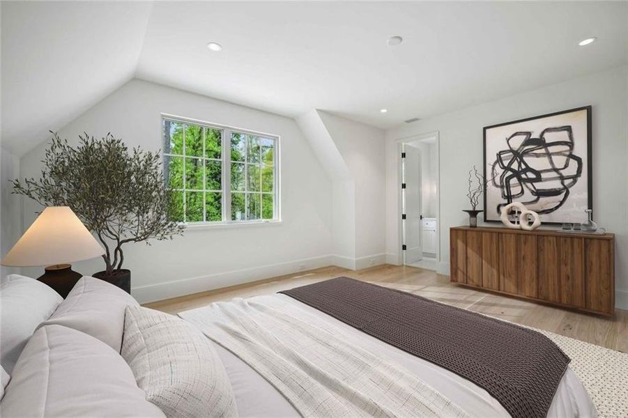 Furnished interior view inside a new home in , Atlanta (Image 24).