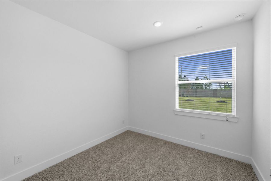 Spacious, unfurnished interior of a new home in Bridgeland 45's, Cypress (Image 33).
