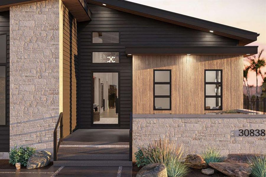 Front exterior of a new home in , Tampa, FL, highlighting curb appeal (Image 15). Front exterior of a new home in , Tampa, FL, highlighting curb appeal (Image 15).