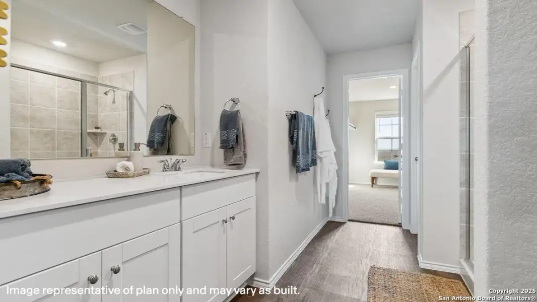 Furnished interior view inside a new home in , San Antonio (Image 38).