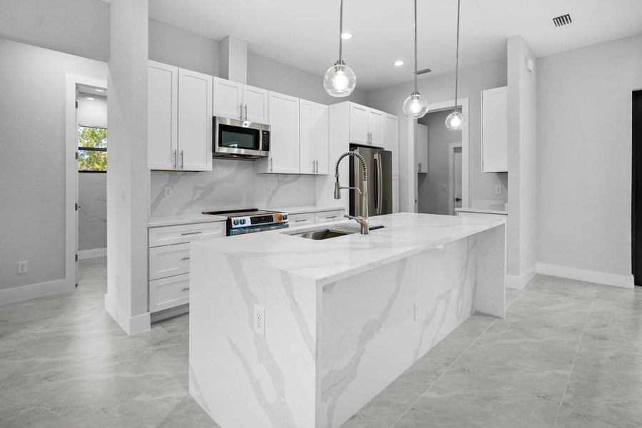 Furnished interior view inside a new home in , Port Charlotte (Image 13). Furnished interior view inside a new home in , Port Charlotte (Image 13).