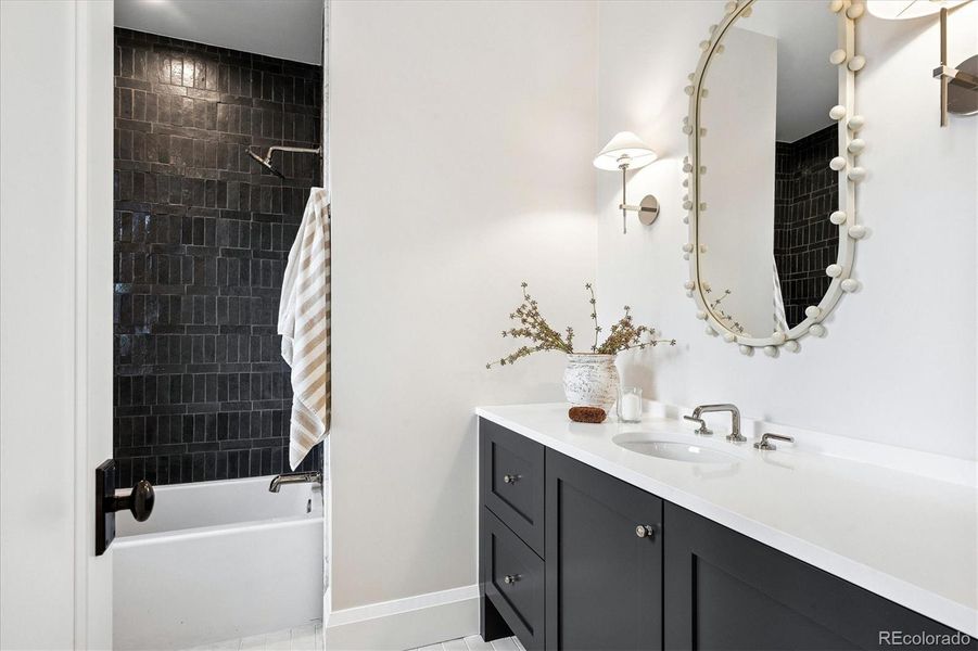 Furnished interior view inside a new home in , Denver (Image 33).