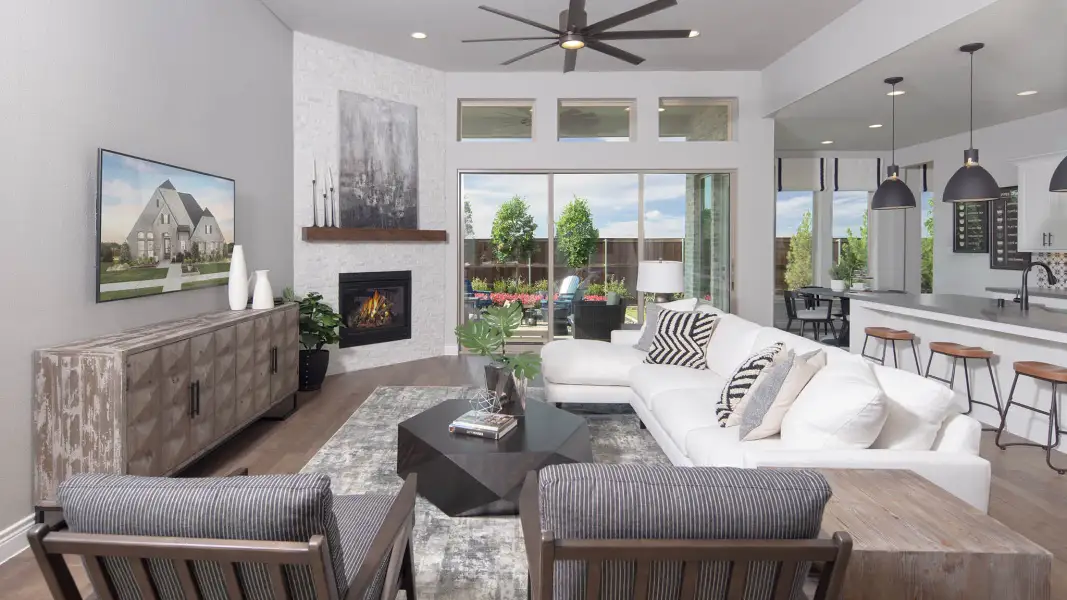 Furnished interior view inside a new home in Ramble, Celina (Image 44).