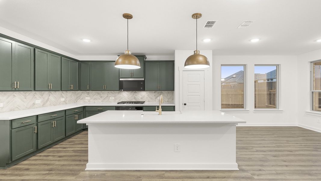 Furnished interior view inside a new home in The Oaks, Red Oak (Image 6). Furnished interior view inside a new home in The Oaks, Red Oak (Image 6).