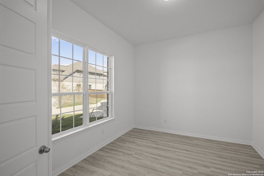 Spacious, unfurnished interior of a new home in Stillwater Ranch, San Antonio (Image 24). Spacious, unfurnished interior of a new home in Stillwater Ranch, San Antonio (Image 24).