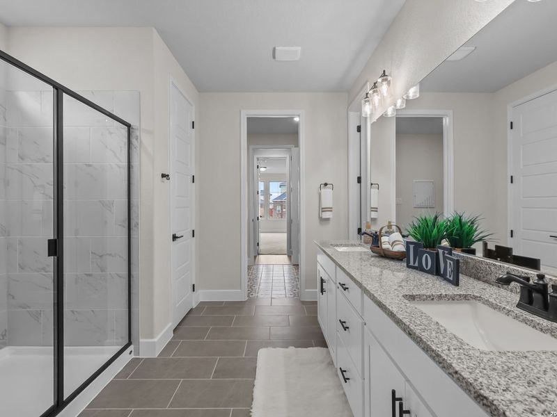 Furnished interior view inside a new home in The Reserve at Potranco Oaks, Castroville (Image 39).