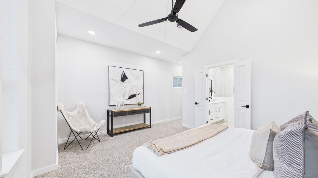 Furnished interior view inside a new home in , Houston (Image 16).