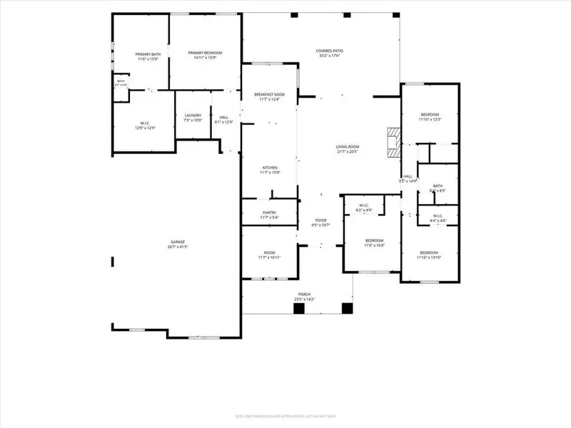 2D floor plan layout of this home in , Godley, TX (Image 5).