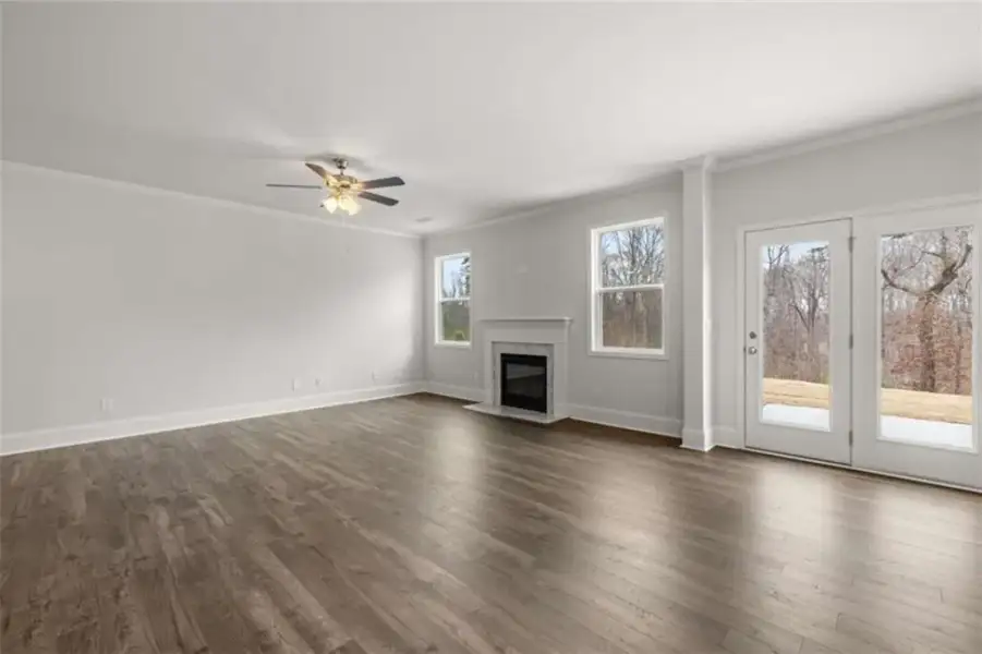 Spacious, unfurnished interior of a new home in Holland Estates, Powder Springs (Image 38). Spacious, unfurnished interior of a new home in Holland Estates, Powder Springs (Image 38).