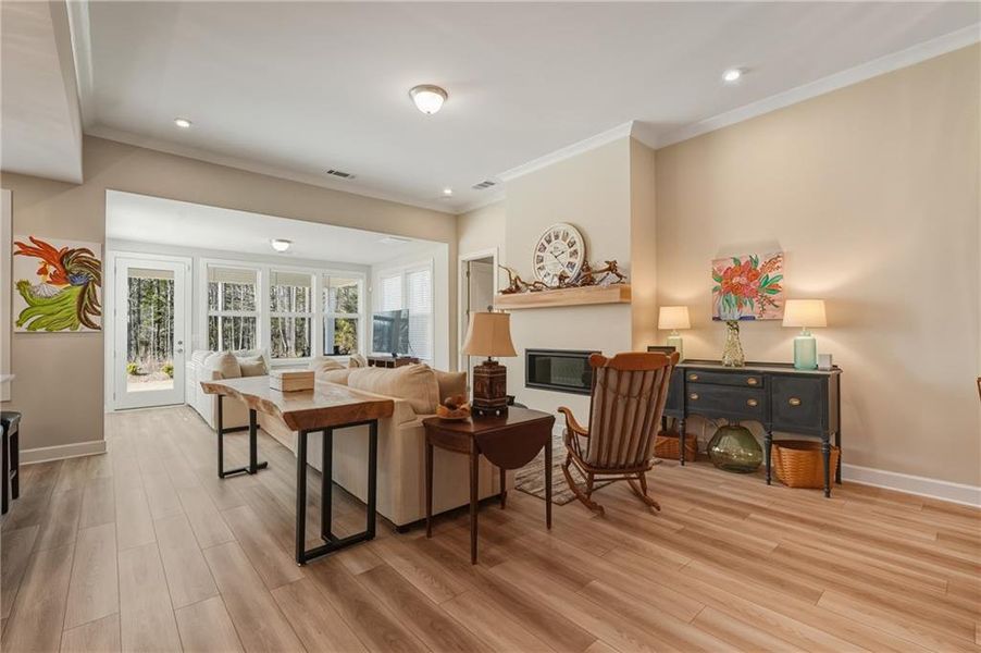 Furnished interior view inside a new home in , Hoschton (Image 18).