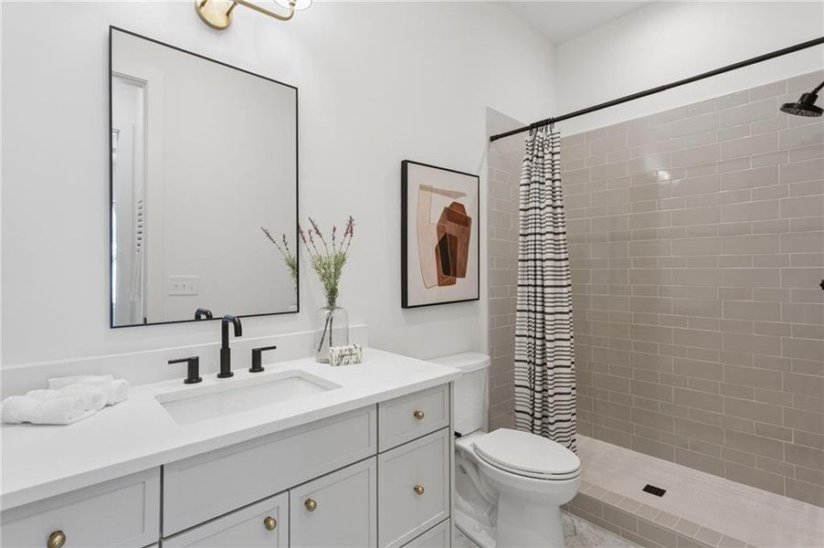 Furnished interior view inside a new home in , Atlanta (Image 18). Furnished interior view inside a new home in , Atlanta (Image 18).