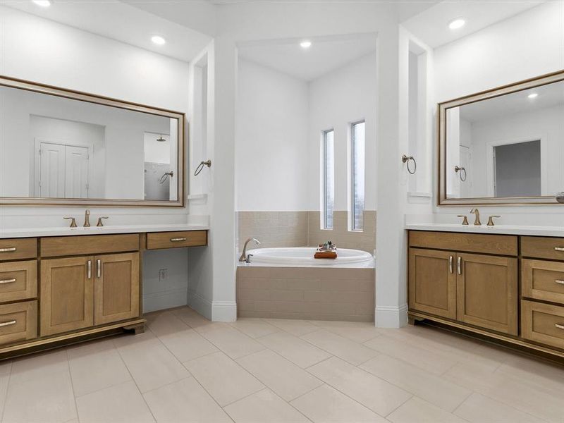 Furnished interior view inside a new home in Gean Estates, Keller (Image 18).